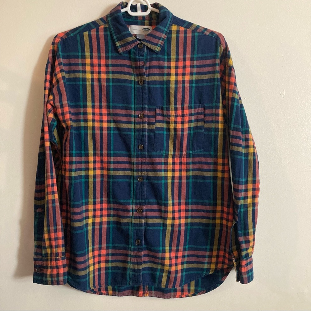 3/$35 OLD NAVY boyfriend flannel